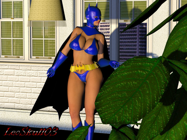 Обои картинки фото летучая  мышь, 3д графика, фантазия , fantasy, маска, фон, накидка, дом, взгляд, девушка