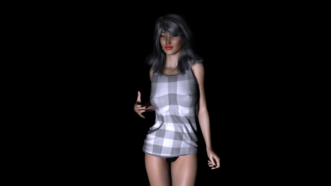 Обои картинки фото ashani, 3д графика, люди , people, фон, взгляд, девушка