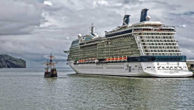 Обои картинки фото корабли, лайнеры, лайнер, круизный