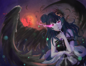 Картинка аниме love+live +school+idol+project взгляд девушка фон