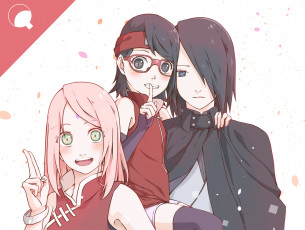 Картинка аниме naruto семья