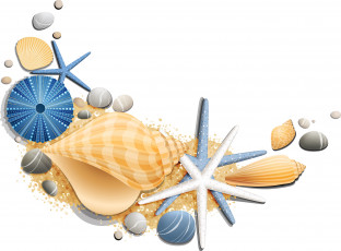 Картинка векторная+графика животные+ animals морские звезды