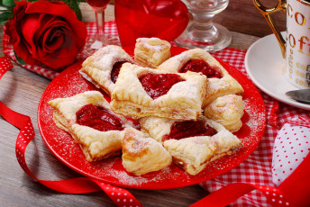 Картинка еда хлеб +выпечка булочки сдоба варенье