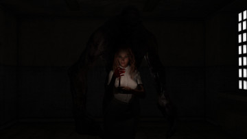 Картинка 3д+графика фантазия+ fantasy девушка взгляд фон