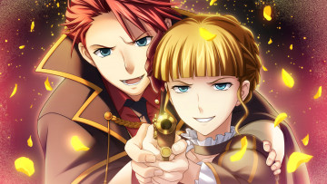 обоя аниме, umineko no naku koro ni, фон, девушка, взгляд