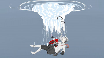 Картинка аниме utau фон взгляд девушка