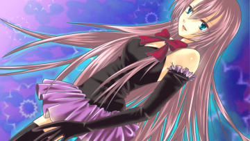 Картинка аниме vocaloid фон взгляд девушка