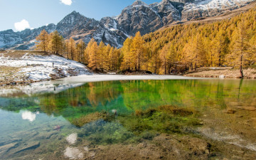 Картинка природа реки озера деревья горы озеро