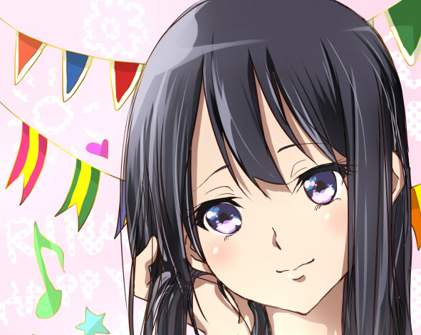 Обои картинки фото аниме, sound horizon, девушка, взгляд, фон