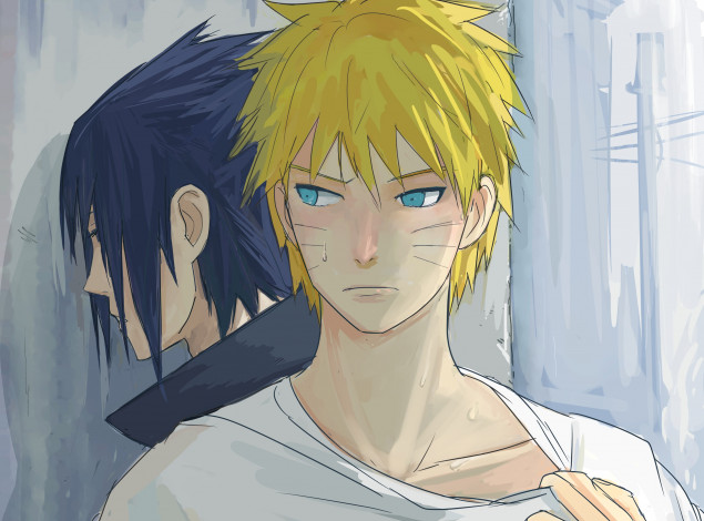 Обои картинки фото аниме, naruto, саске, наруто