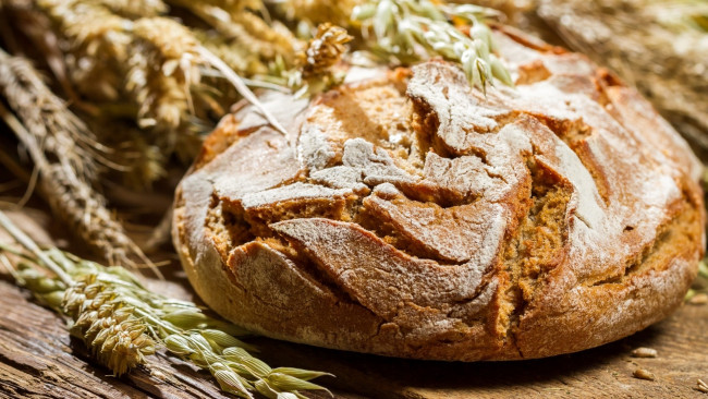 Обои картинки фото еда, хлеб,  выпечка, коврига