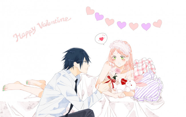 Обои картинки фото аниме, naruto, сакура, саске