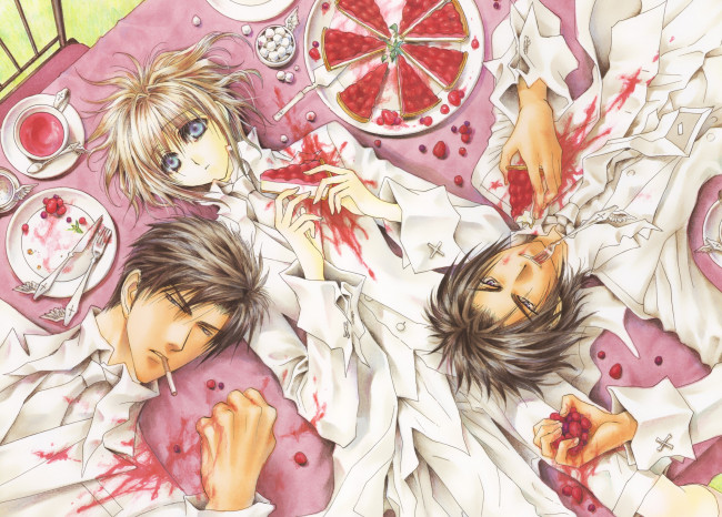 Обои картинки фото аниме, okane ga nai, ayase, yukiya, kanou, somuku