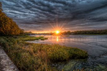 Картинка природа восходы закаты простор