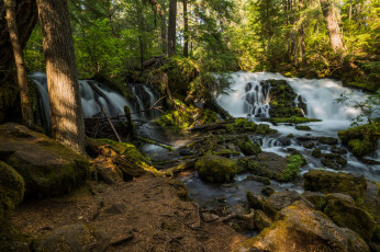 Картинка природа водопады простор