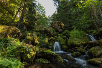 Картинка природа водопады простор