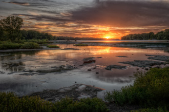 Картинка природа восходы закаты простор