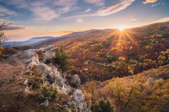 Картинка природа восходы закаты простор