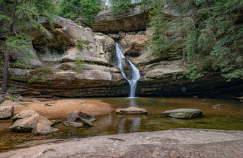 Картинка природа водопады простор