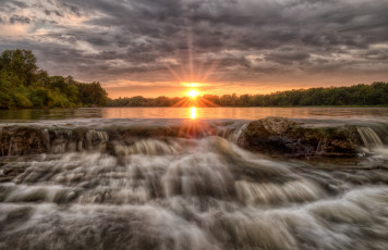 Картинка природа восходы закаты простор