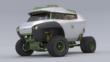 Картинка uaz+buhanka+concept автомобили 3д concept buhanka uaz