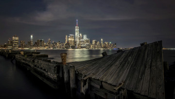 Картинка jersey+city города -+панорамы панорама небоскребы