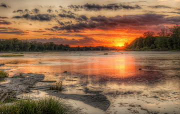 Картинка природа восходы закаты простор