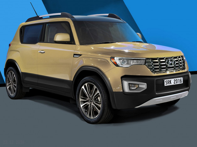 Обои картинки фото hyundai carlino compact suv concept 2016, автомобили, hyundai, concept, 2016, suv, compact, carlino