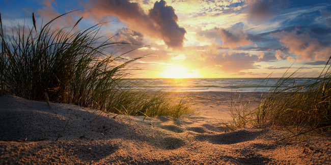 Обои картинки фото природа, восходы, закаты, простор