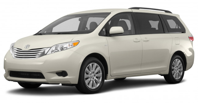 Обои картинки фото toyota sienna 2017, автомобили, toyota, белая, sienna, 2017