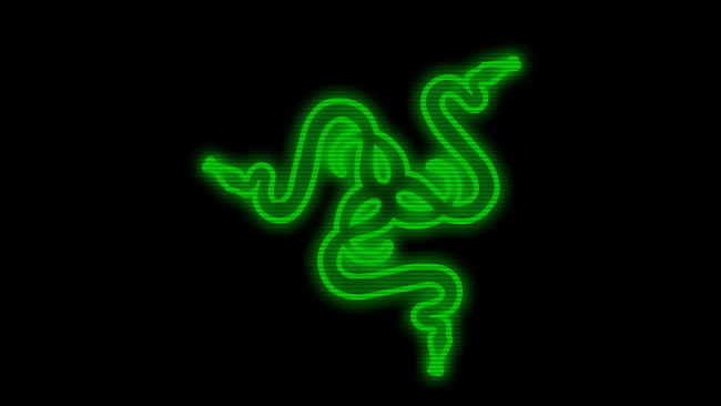 Обои картинки фото компьютеры, razer, логотип, фон