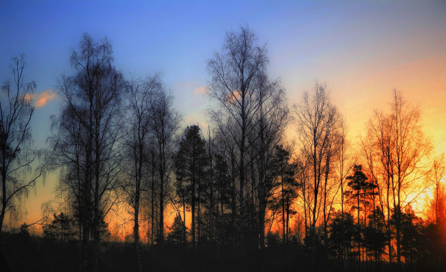 Обои картинки фото природа, восходы, закаты, простор