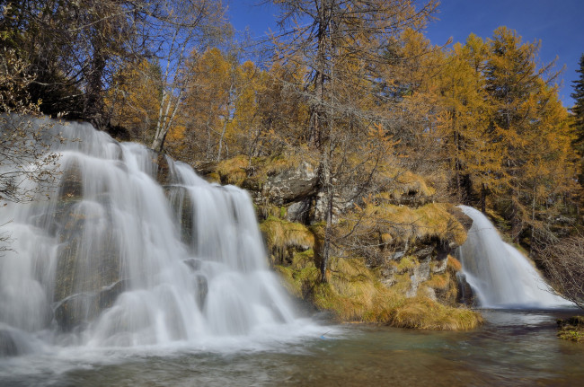 Обои картинки фото природа, водопады, простор