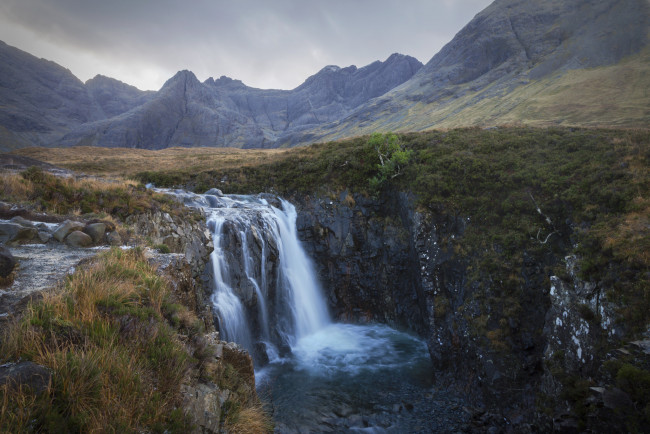 Обои картинки фото природа, водопады, простор