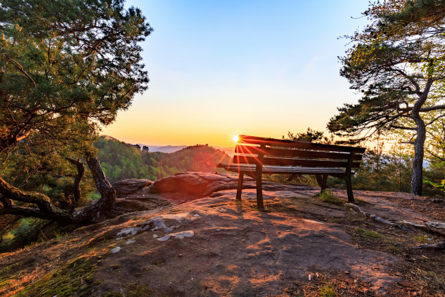 Обои картинки фото природа, восходы, закаты, простор