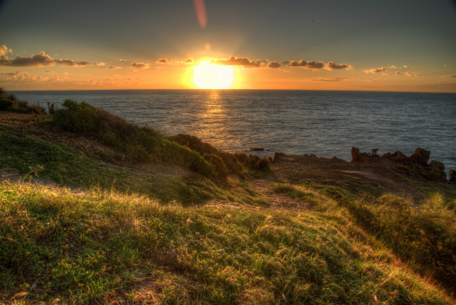 Обои картинки фото природа, восходы, закаты, простор