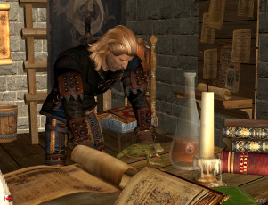 Картинка 3д+графика фантазия+ fantasy мужчина фон взгляд