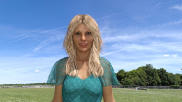 Картинка 3д+графика люди+ people фон взгляд девушка