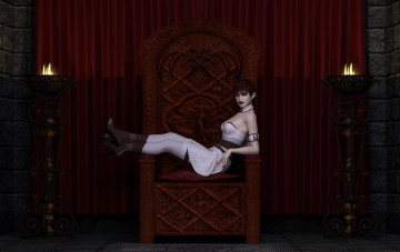 Картинка 3д+графика эльфы+ elves эльфийка фон взгляд