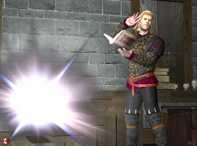 Обои картинки фото 3д графика, фантазия , fantasy, мужчина, фон, взгляд