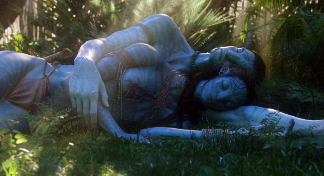 Обои картинки фото кино фильмы, avatar 2, пара, джунгли, аватар, сон, наави