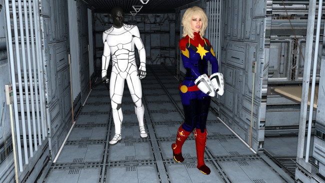 Обои картинки фото 3д графика, фантазия , fantasy, фон, взгляд, девушка