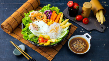 Картинка еда яичные+блюда овощи яйца пашот