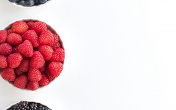 Картинка еда малина спелая ягоды