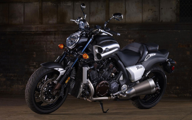 Обои картинки фото yamaha vmax, мотоциклы, yamaha, байк