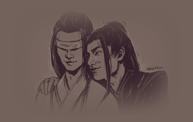 Обои картинки фото сюэ ян и сяо синчень, рисованное, кино,  мультфильмы, the, untamed, неукротимый, повелитель, чэньцин, мосян, тунсю, mo, dao, zu, shi, магистр, дьявольского, культа