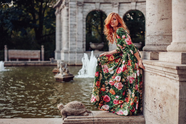 Обои картинки фото девушки, - рыжеволосые и разноцветные, девушка, красивая, супер, секси, няша, нежная, классная, модница, лапочка, мадам