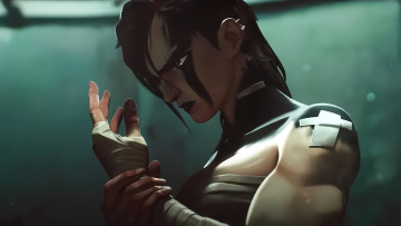 Картинка arcane +league+of+legends+ сериал+2021+–+2024 мультфильмы +league+of+legends аркeйн мультсериал жанр приключенческоe фэнтези по вселенной игры league of legends hailee steinfeld vi озвучка кадры из сериала