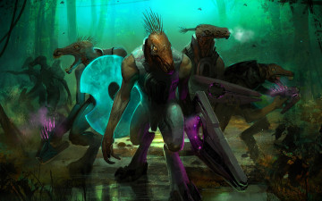 Картинка видео+игры halo+wars существа оружие щиты магия