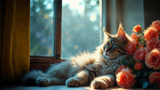 Обои картинки фото 3д графика, животные , animals, кот, кошка